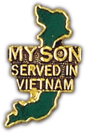 MY SON SERVED PIN  