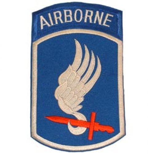 173RD AIRBORNE 7" PATCH  