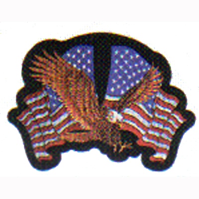Eagle with Flags Patch  