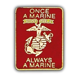 ONCE A MARINE PIN  