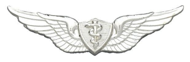 Army Badge: Flight Surgeon - No Shine