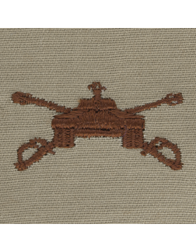 Army Officer Branch Insignia: Armor - Desert Sew On