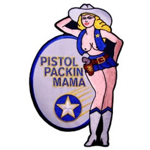 PISTOL PACKING MAMA 9 1/2" PATCH  