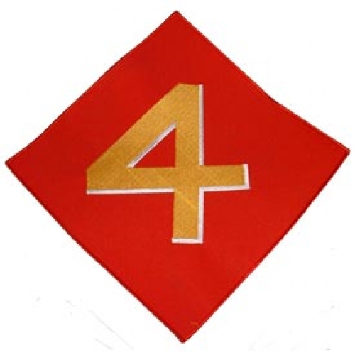 4TH DIVISION 12" PATCH  