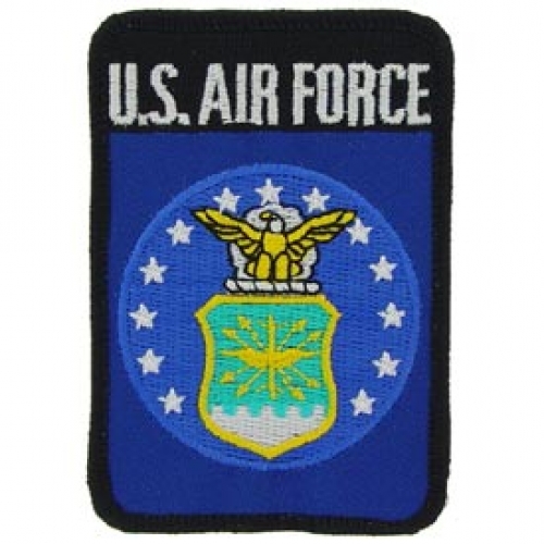 USAF LOGO RECTANGLE PATCH  