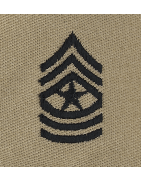 Enlisted Desert Sew On: Sergeant Major