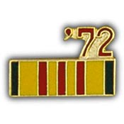 VIETNAM RIBBON 1972 PIN 1"  