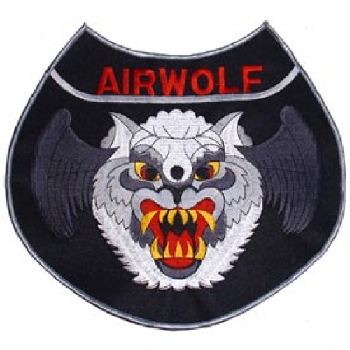 AIRWOLF 10" PATCH  