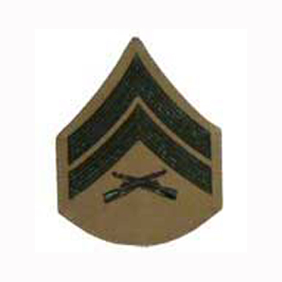 Corporal (E4) - Green/Khaki  
