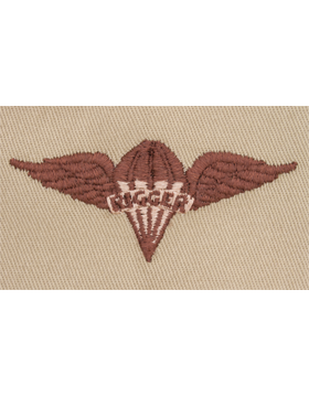 Army Badge: Para-Rigger Wings - Desert Sew On    