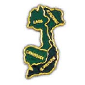 VIETNAM MAP SOUTHEAST ASIA PIN 1"  