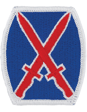Army Patch Full Color: 10th Infantry Division