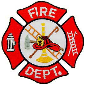 Fire Dept Logo 3" - NS16087