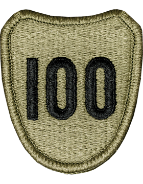 OCP Unit Patch: 100th Infantry Division - With Fastener
