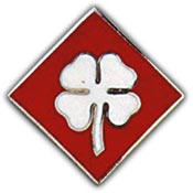 4TH ARMY US PIN  