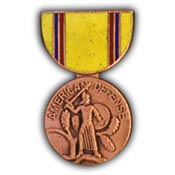 AMERICAN DEFENSE MEDAL-PIN 1-1/8"  