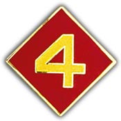 4TH MARINE DIVISION PIN  