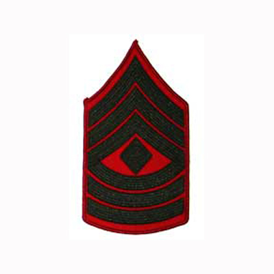 First Sergeant (E8) - Green/Red  