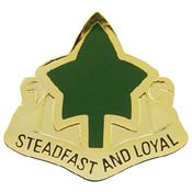 4TH INFANTRY DIVISION MOTTO PIN  