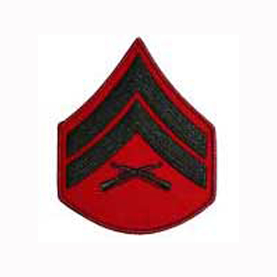 Corporal (E4) - Green/Red  