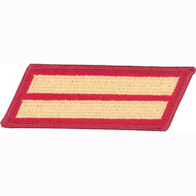 Female -  Service Stripes - 2 Strips - Gold/Red  