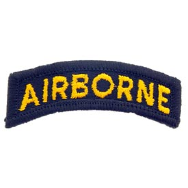 US Army Airborne Tab Gold/Black - NS16108