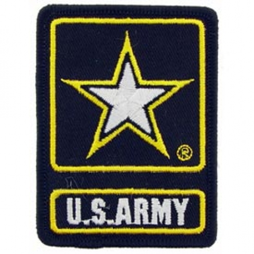 US ARMY LOGO RECTANGLE PATCH  