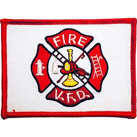 Fire Dept Flag V.F.D. - NS16084