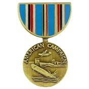 AMERICAN CAMPAIGN MEDAL-PIN 1-1/8"  