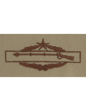 Army Badge: Combat Infantry Second Award - Desert Sew On