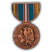 ARMED FORCES EXPEDITIONARY MEDAL-PIN 1-1/8"  