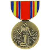 W.W.II VICTORY MEDAL-PIN 1-1/8"  