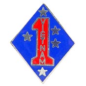 1ST MARINE DIVISION VIETNAM PIN  