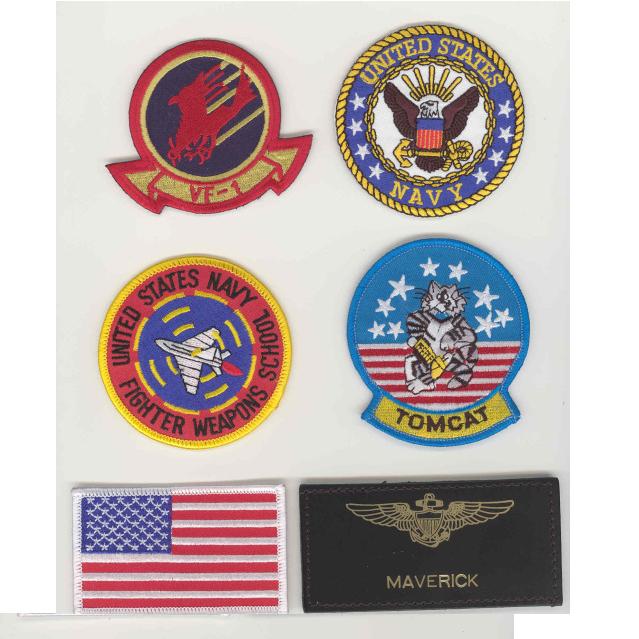 Maverick Top Gun Patches  