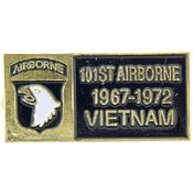 VIETNAM 101ST AIRBORNE 1967-1972 PIN 1-1/8"  