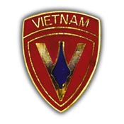 5TH MARINE DIVISION VIETNAM PIN  