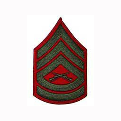 Gunnery Sergeant (E7) - Green/Red  