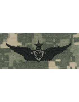 Army Badge: Senior Aircraft Crewman - ACU Sew On (Pair)