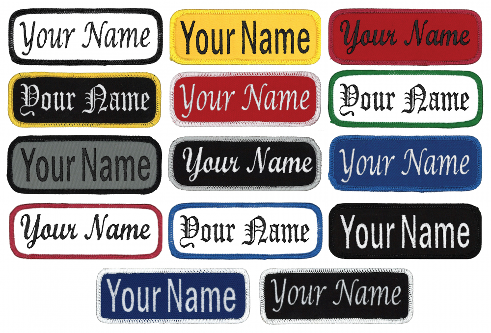 Name Tag Patches