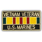 VIETNAM RIBBON USMC PIN 1"  