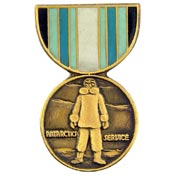 ANTARCTIC SERVICE MEDAL-PIN 1-1/8"  