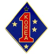 1ST MARINE DIVISION KOREA PIN  