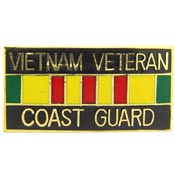 VIETNAM USCG VET PIN 1"  