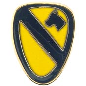 1ST CAVALRY 5/8" PIN  