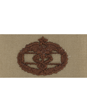 Army Badge: Combat Medical Second Award - Desert Sew On