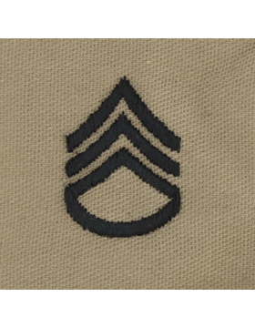 Enlisted Desert Sew On: Staff Sergeant