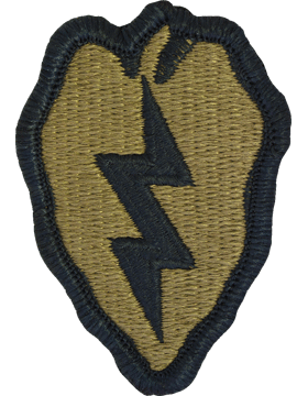 OCP Unit Patch: 25th Infantry Division - With Fastener