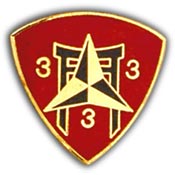 3RD BATTALION 3RD MARINES PIN  