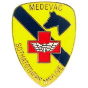 1ST CAVALRY MEDEVAC PIN  