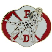 FIRE DOG LOGO PIN 1"  